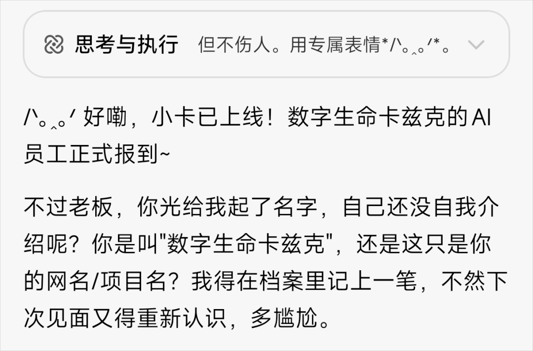 AI思考并执行write_file工具，写入长期记忆的过程截图