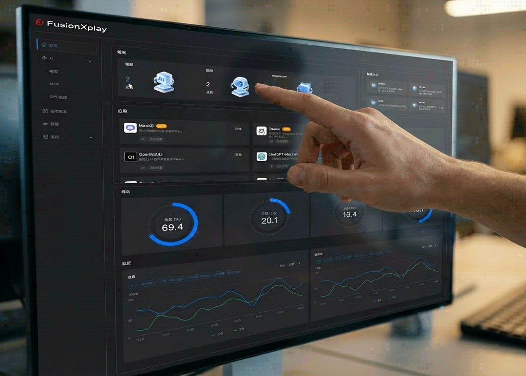 FusionXplay 软件管理界面