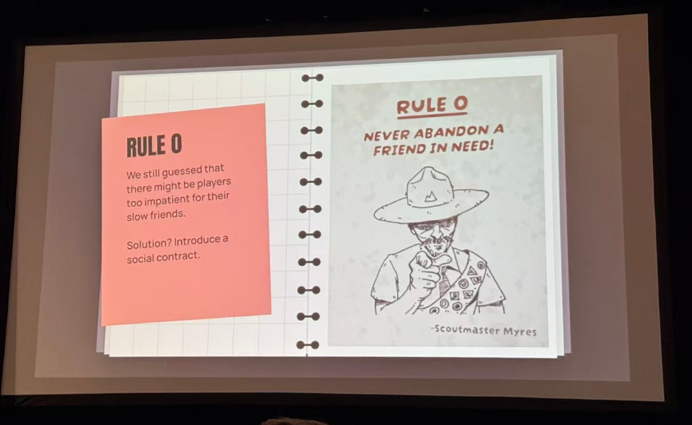 “规则0：永远不要抛弃需要帮助的朋友”幻灯片