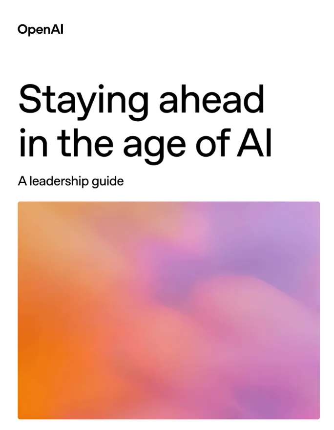 OpenAI AI时代保持领先的领导力指南封面