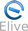 Elive蓝色Logo