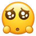 一个表示委屈和思考的黄色表情