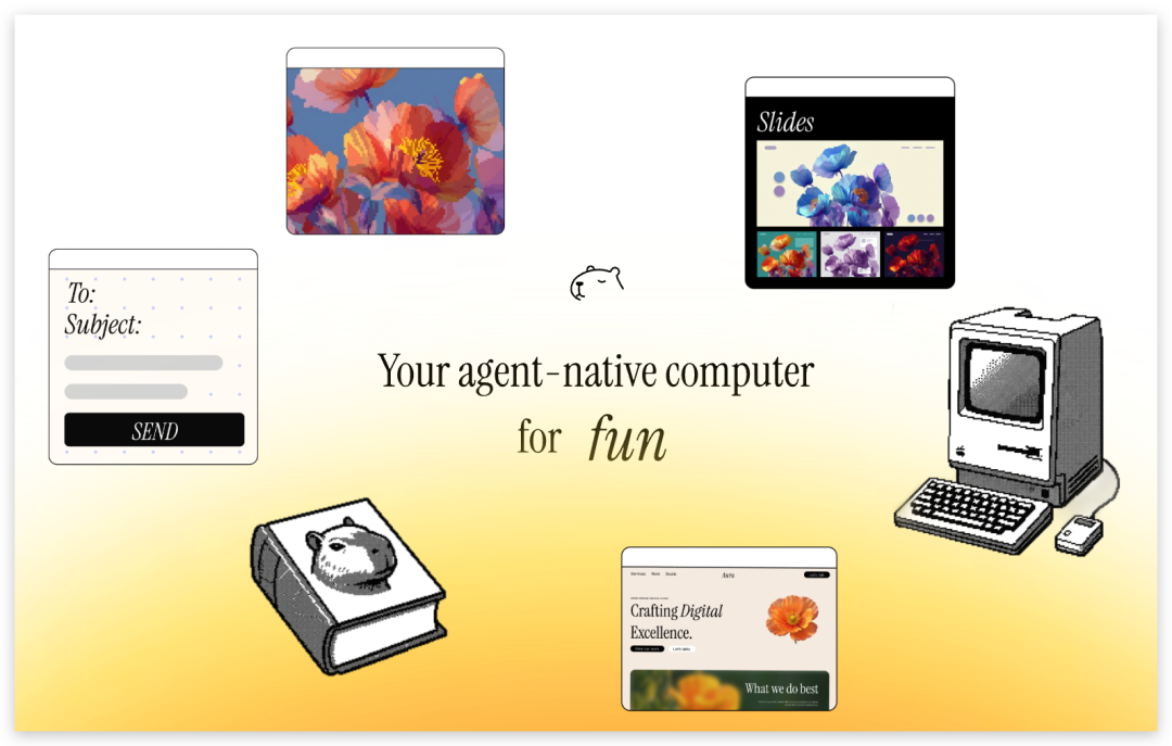 Your agent-native computer for fun 主题插图