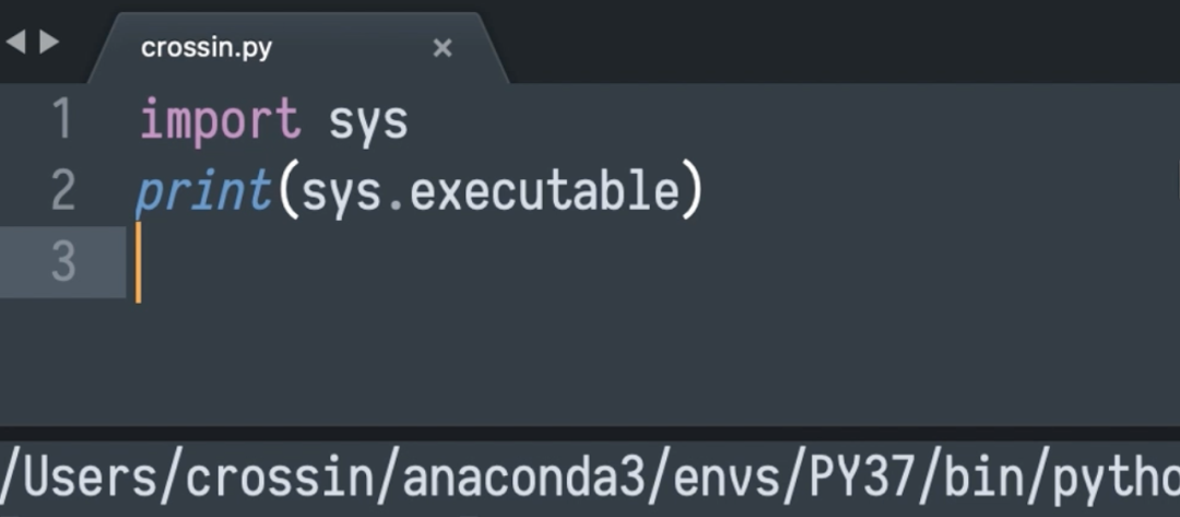 sys.executable输出Python解释器路径