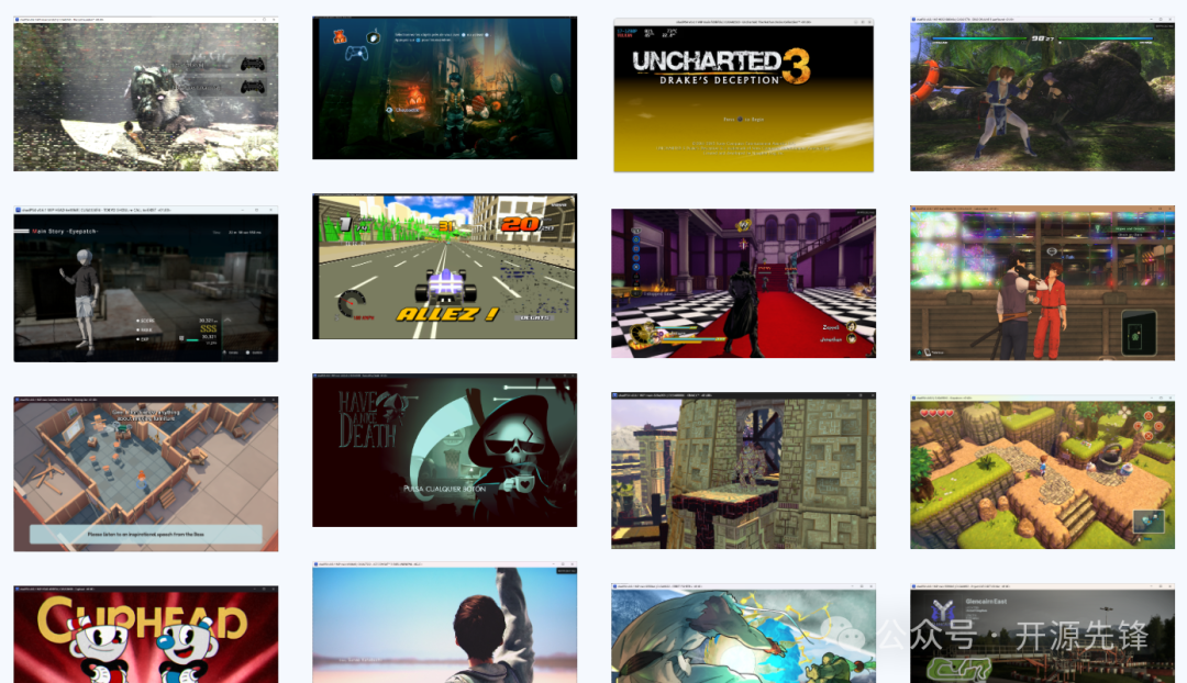 12款不同PS4游戏的截图拼图，展示兼容游戏的多样性