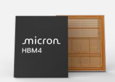 美光 HBM4 芯片产品展示