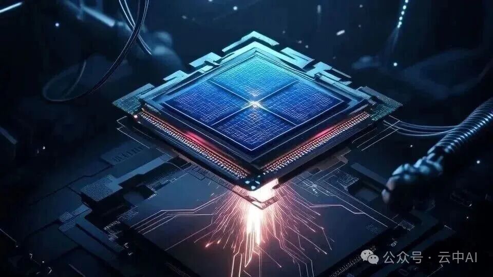 科技感芯片特写图