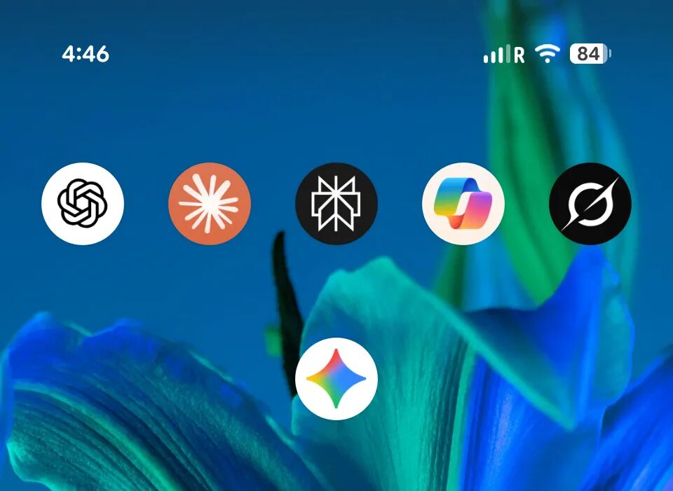 Pixel 手机主屏幕展示各类应用图标