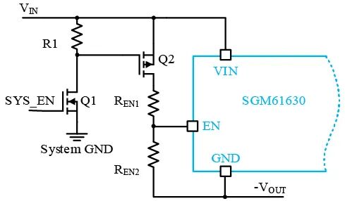EN使能信号电平转换电路图