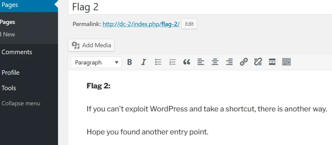 WordPress后台提示信息
