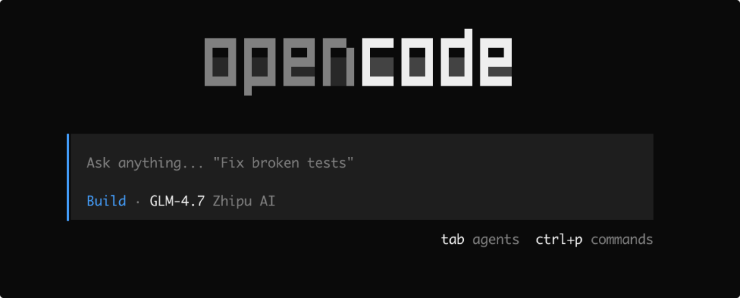 OpenCode 私有化模型界面预览