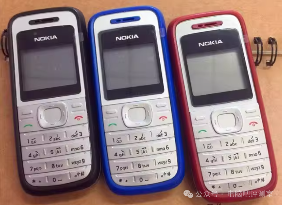 三台经典的诺基亚直板功能机