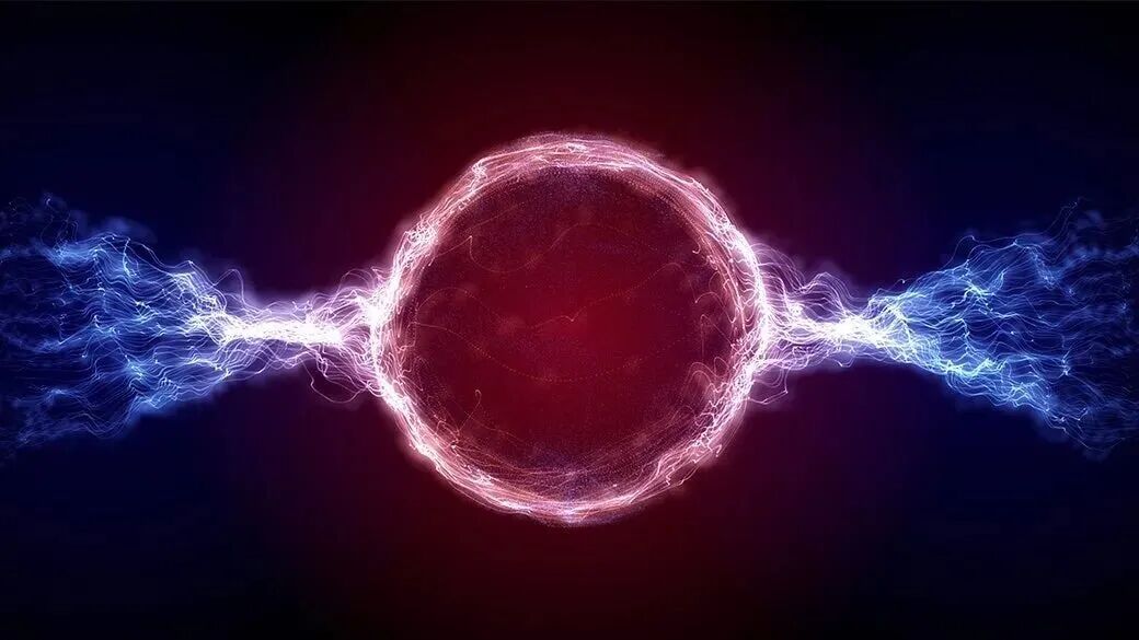 科技感能量球与电弧