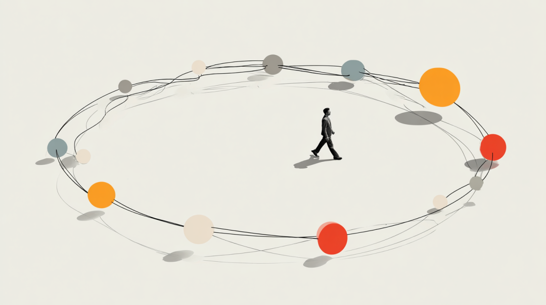 描述网络化决策路径的抽象概念图