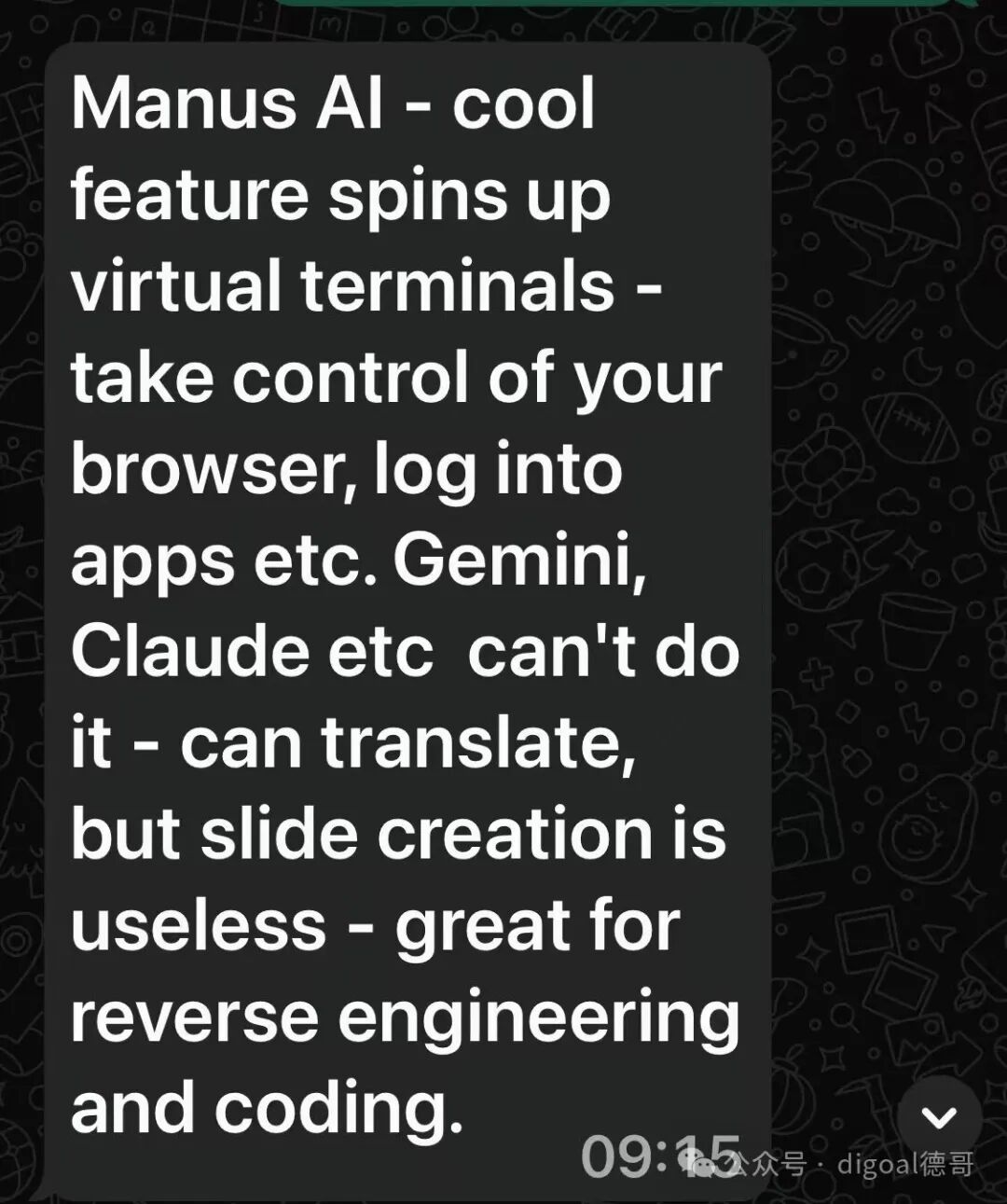 网友评价Manus AI虚拟终端等核心功能