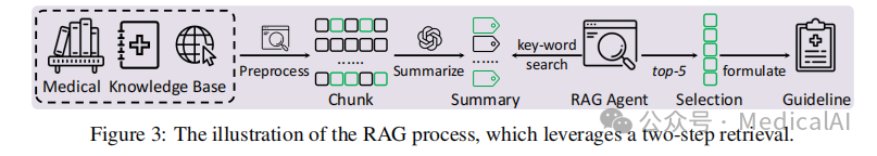 MedAgent-Pro RAG检索流程示意图