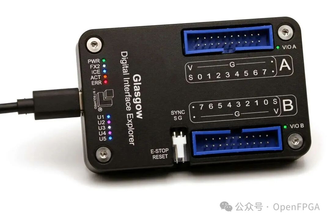 Glasgow数字接口探索器设备正面视图