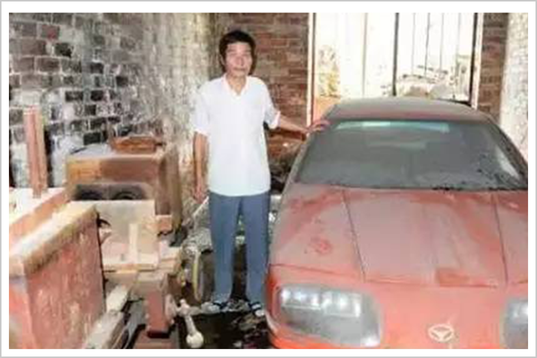 晚年的叶文贵与他珍藏的“叶丰号”车壳