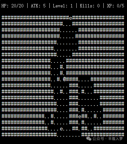 deepseek生成的最简版游戏界面