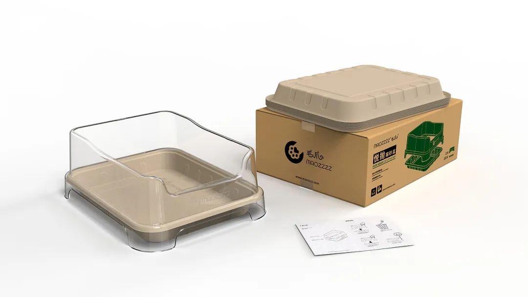 毛爪 maozzzz 悦猫猫砂盆产品及其包装展示