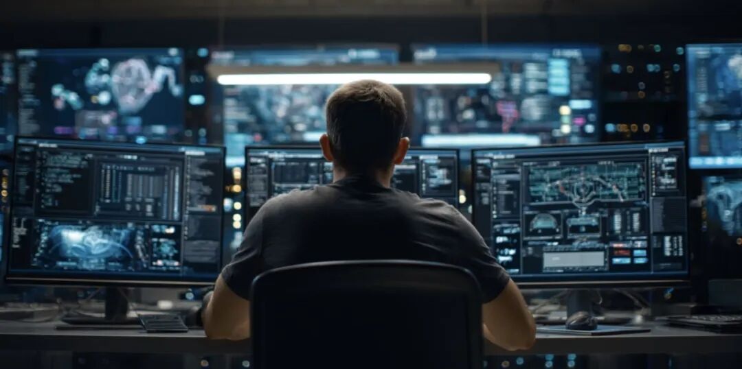 科技感控制台场景示意图