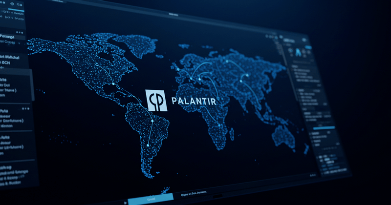 Palantir 数据本体分析平台界面