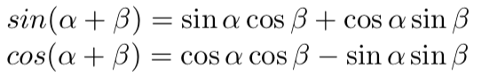 三角函数和角公式：sin(α+β)与cos(α+β)