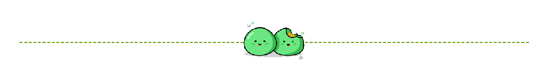 一个可爱的卡通豌豆表情包