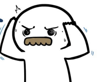 愤怒的简笔画卡通人物