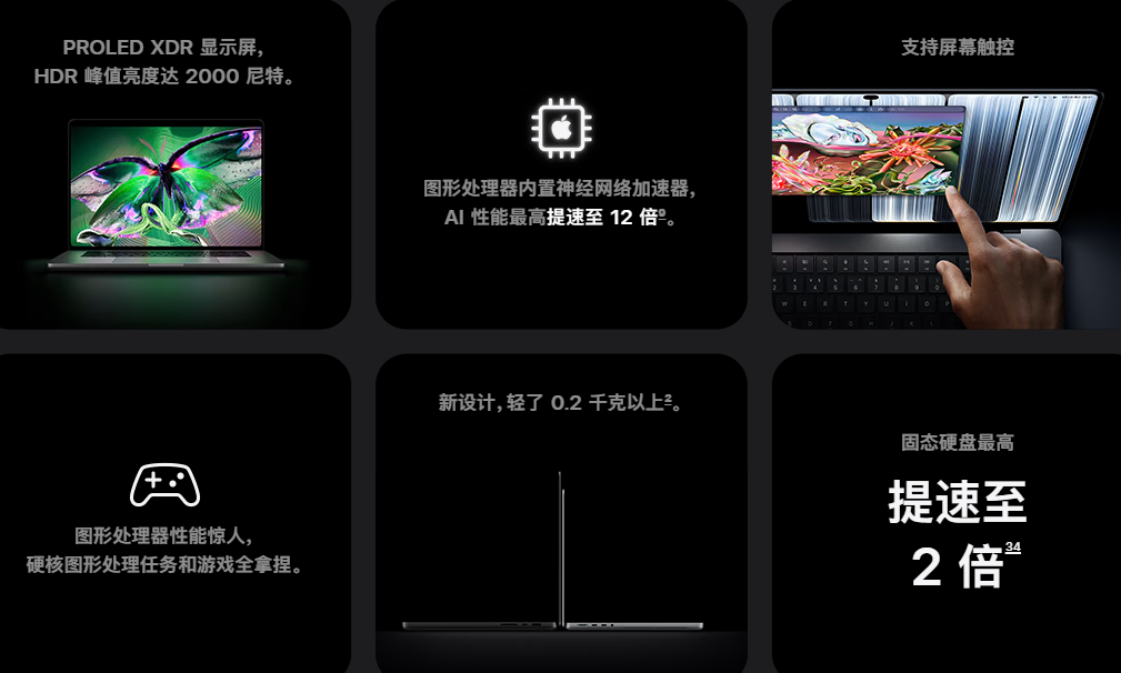 新款 MacBook Pro 六大升级特性总览
