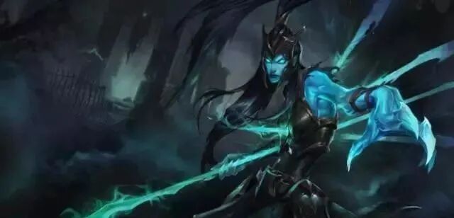 奇幻角色持矛图