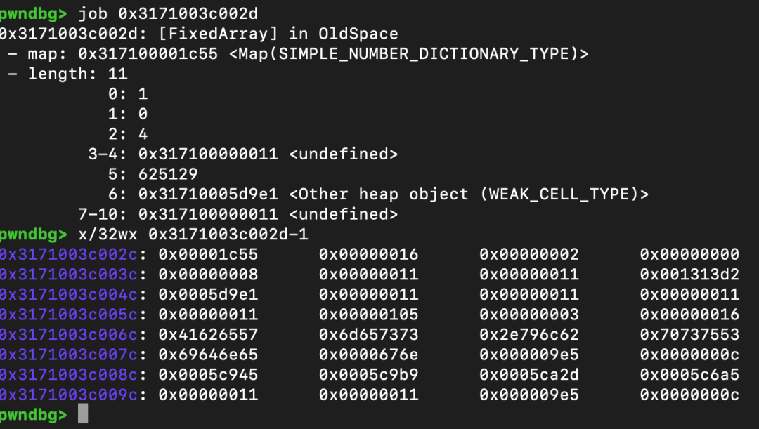 SimpleNumberDictionary 结构示意图