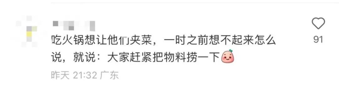 用物料形容火锅菜品