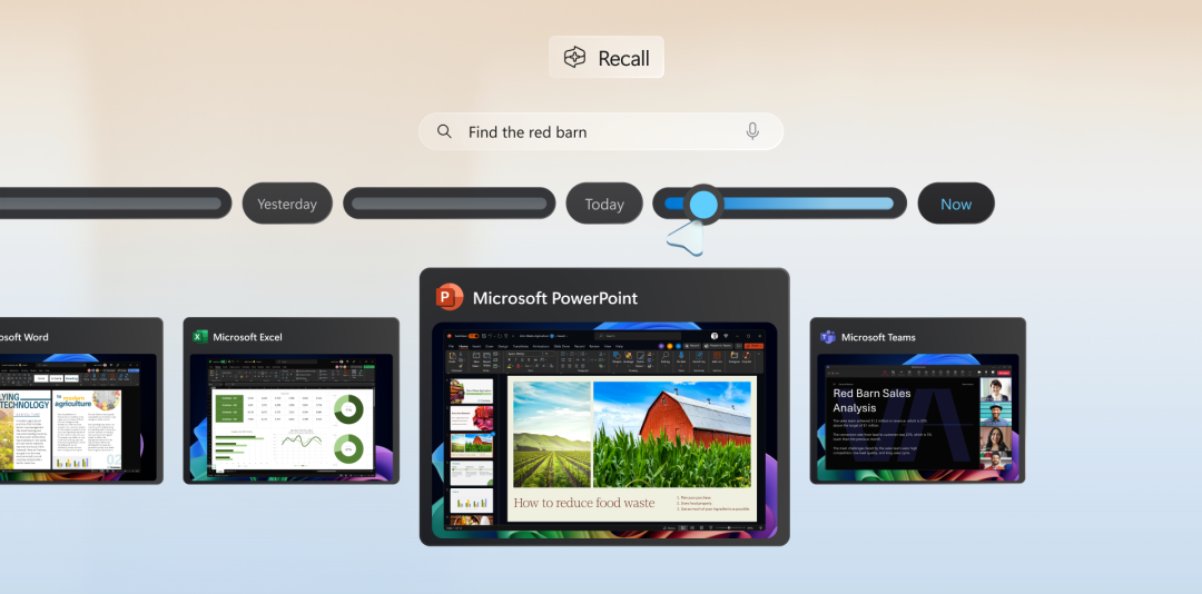 Recall 新主页功能区域说明