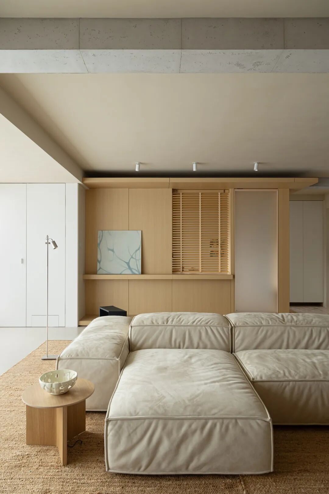 客厅模块化沙发全景