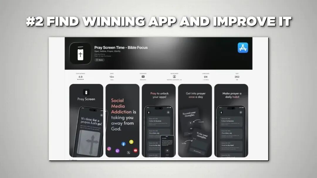 竞品Pray Screen Time应用商店页面