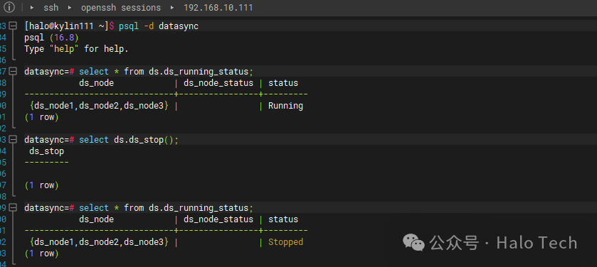 停止DS同步服务