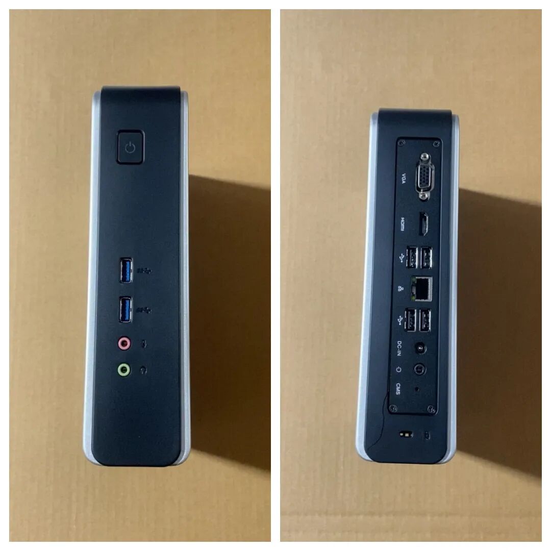 锐捷RG-Rain310W V2云终端前后接口布局图