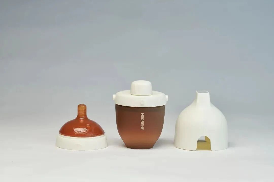 三件式婴儿奶瓶组件