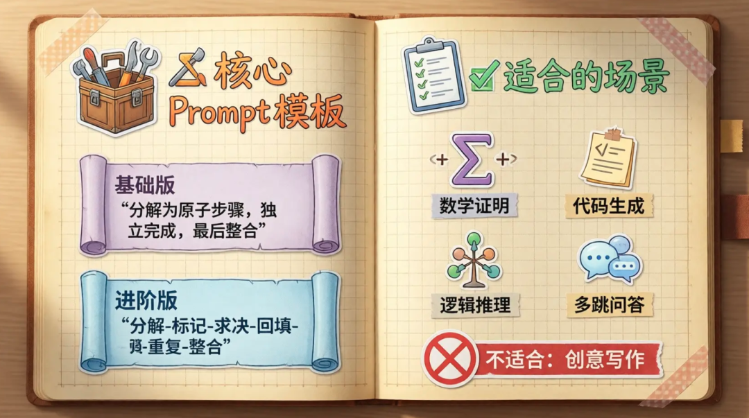 Atom of Thought 核心Prompt模板及适用场景