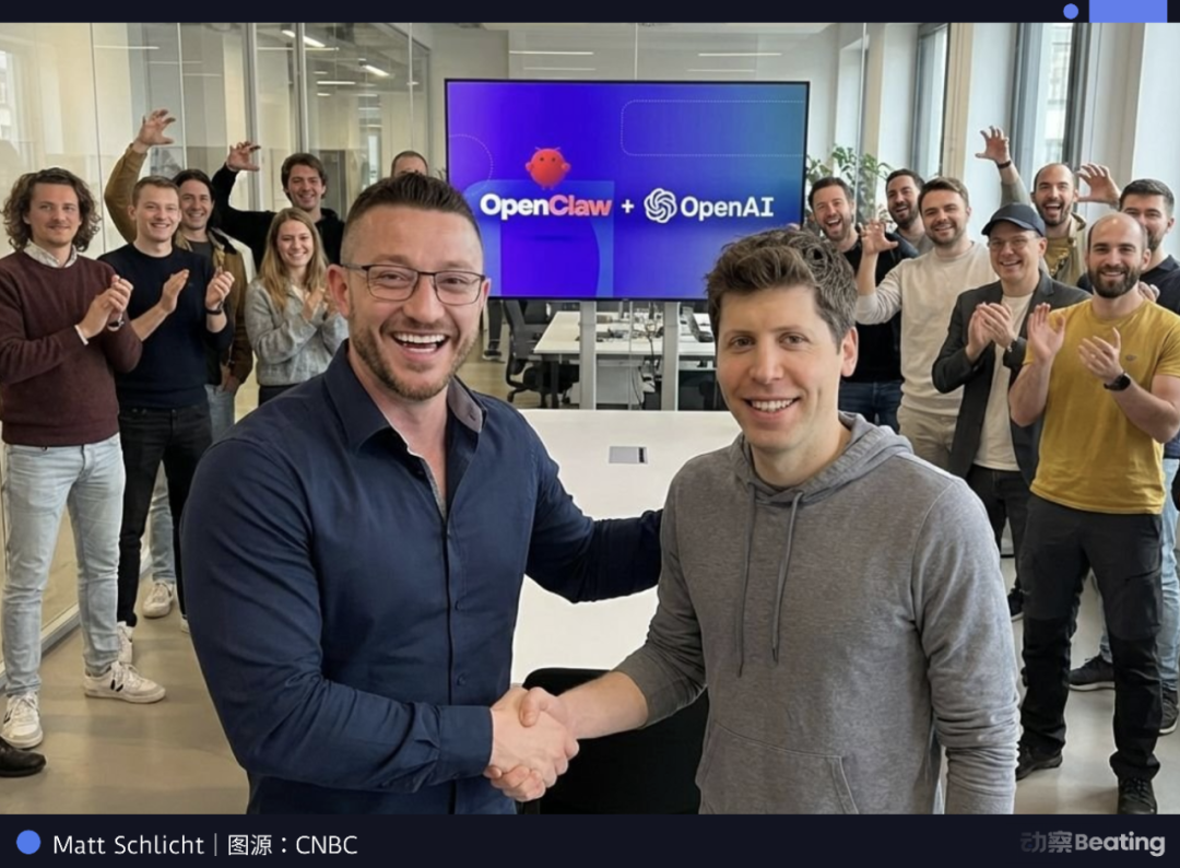 象征合作或并购的握手场景