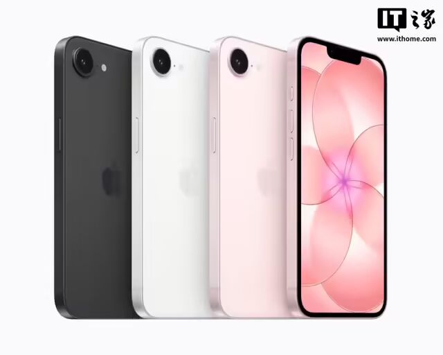 iPhone 17e 四种配色展示