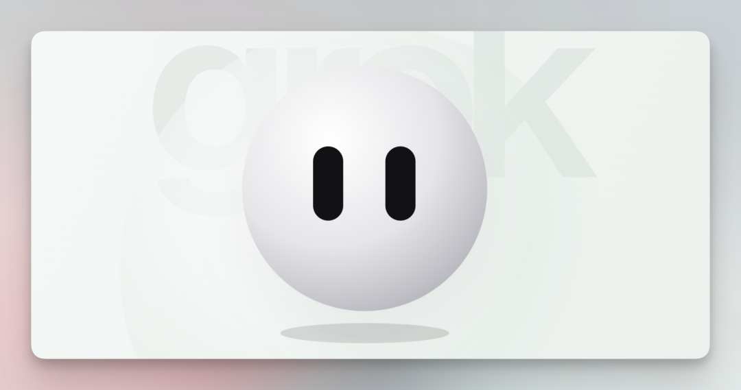 Grok Bot 三维图标