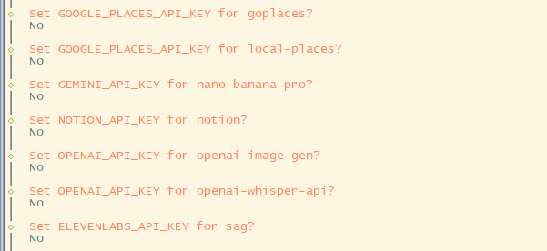 其他API Key配置跳过提示