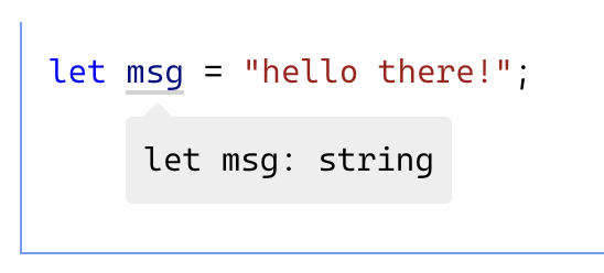 TypeScript 编辑器类型推断示例