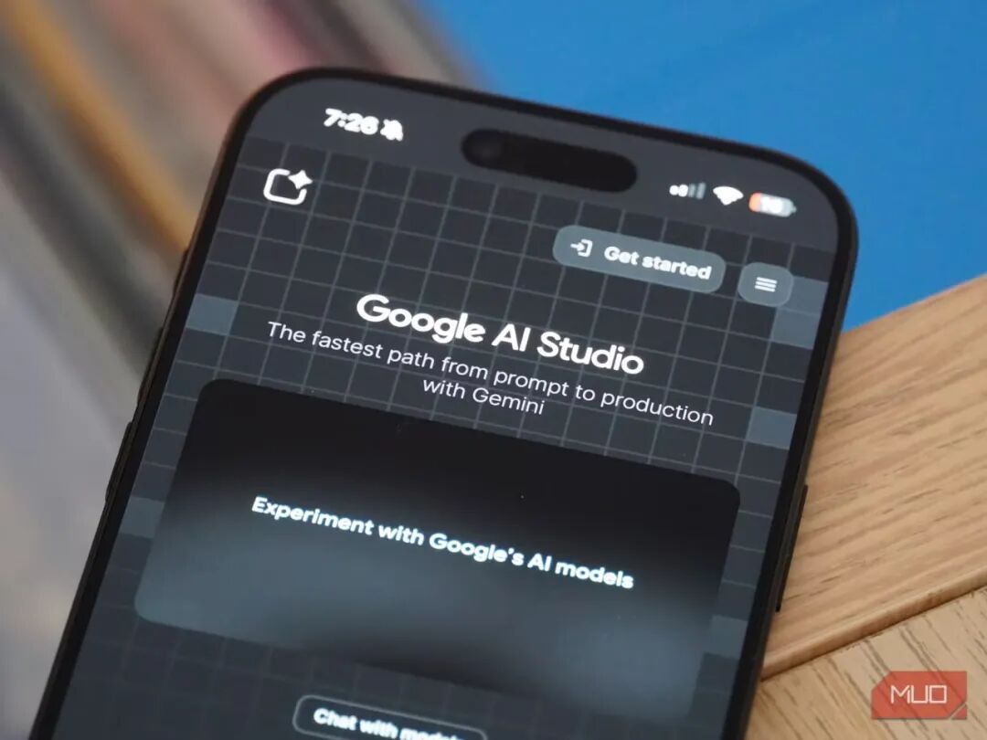 Google AI Studio 应用界面截图