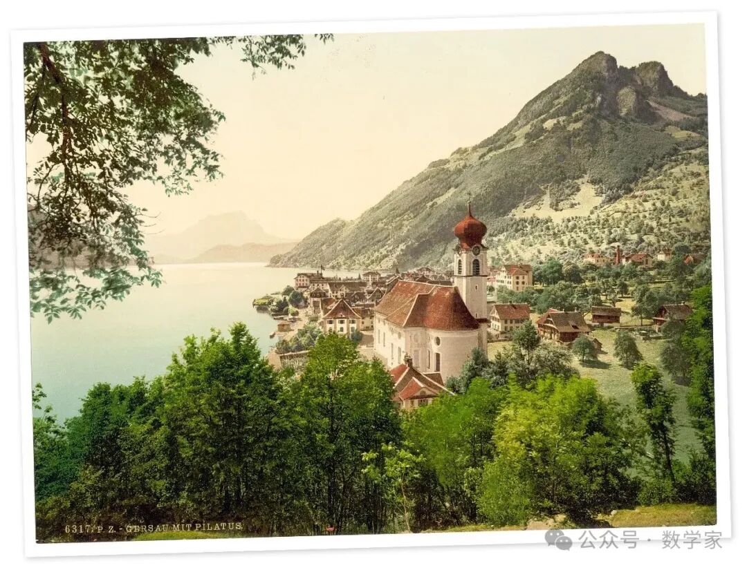 瑞士格绍村庄印刷品