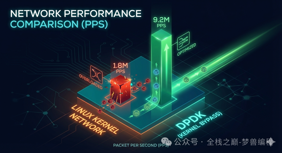DPDK与Linux内核网络性能基准测试对比