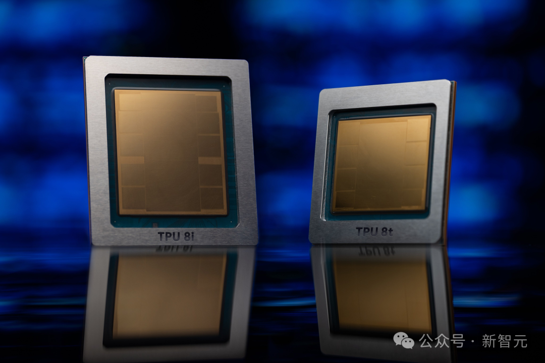 TPU 8i和TPU 8t芯片实体展示