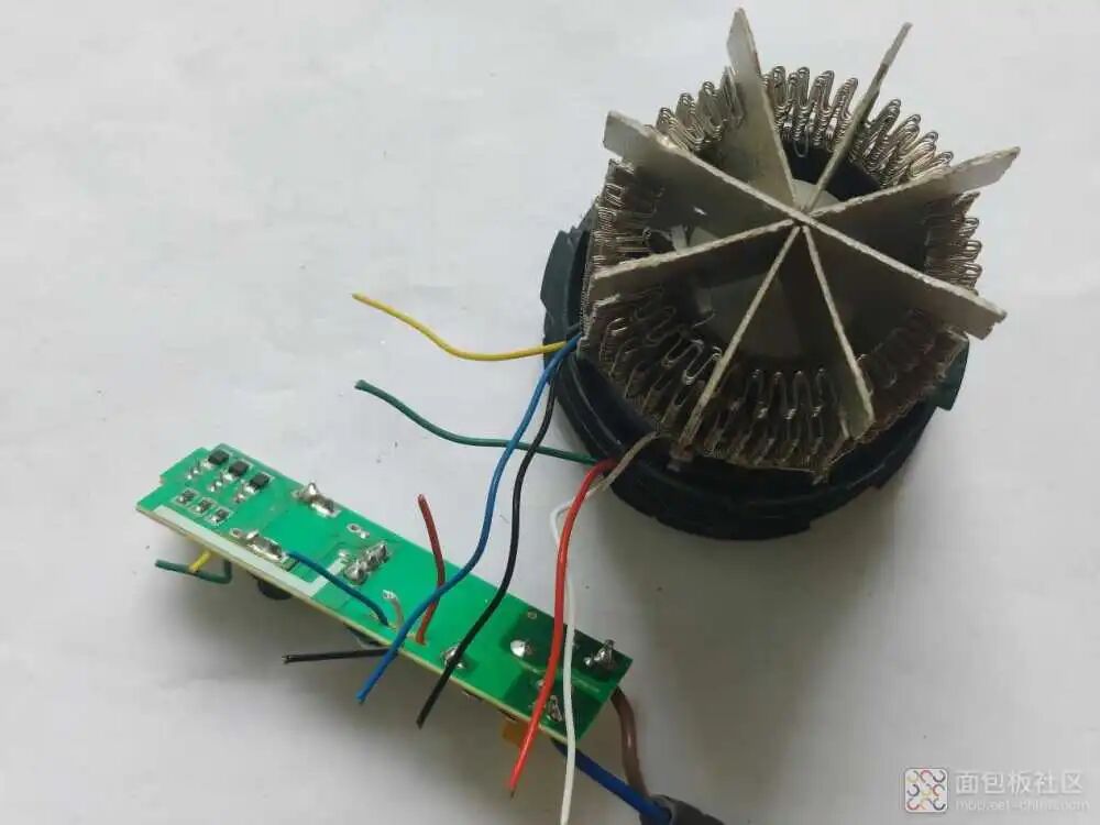 云母发热架接线与主控板对应关系